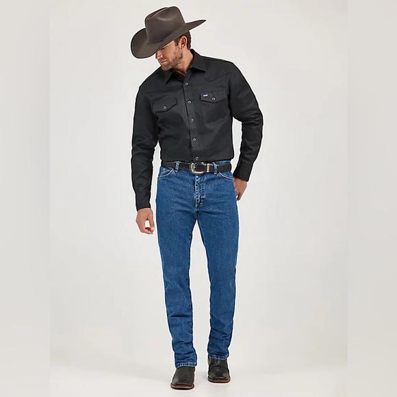 Wrangler “ George Strait“ Cowboy Cut Collection Blue Jeans - Picture 2 of 13